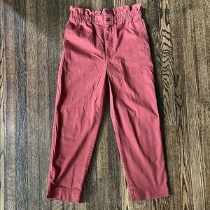 Madewell paper bag pant